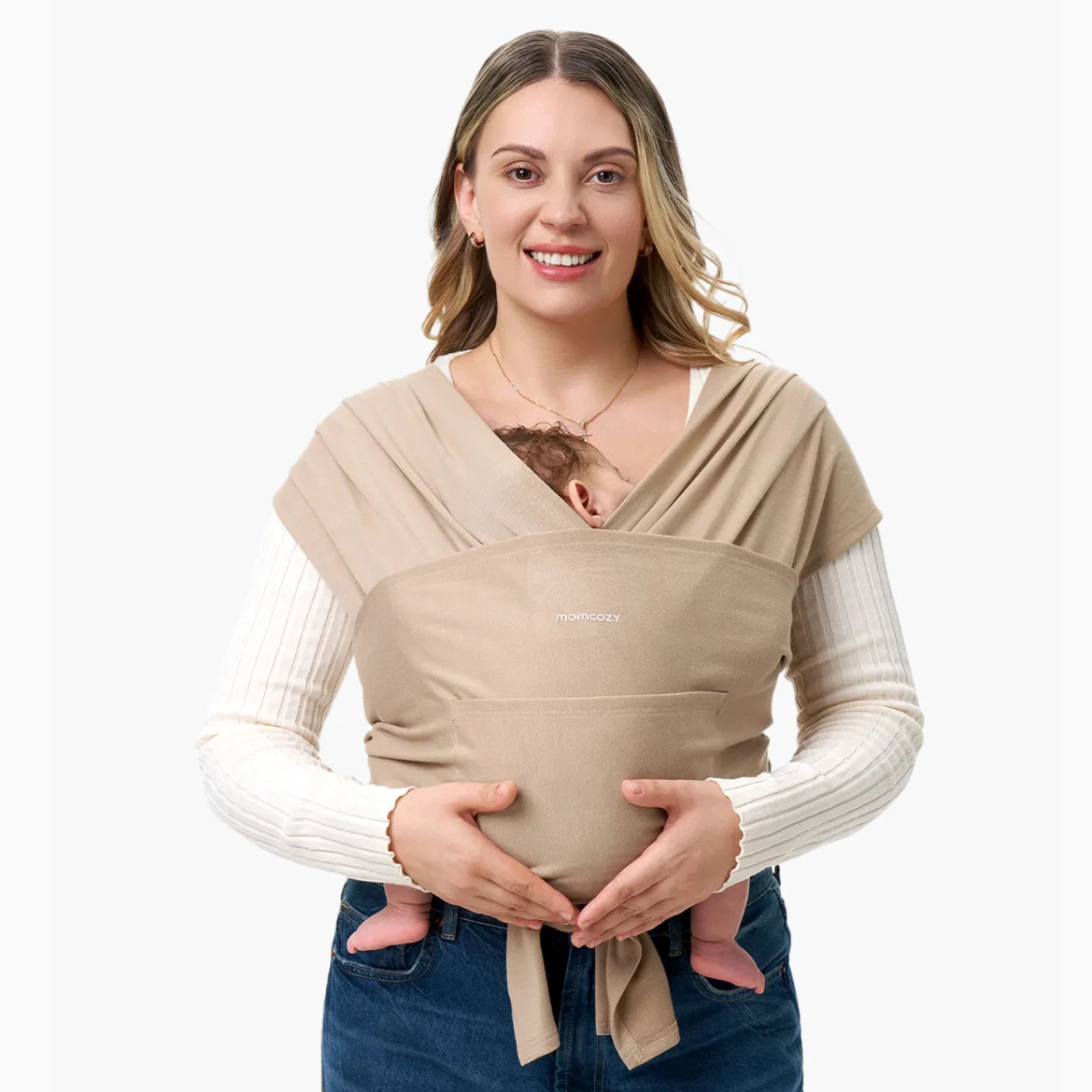 Easy to Wear Hands Free - Baby Wrap Carrier
