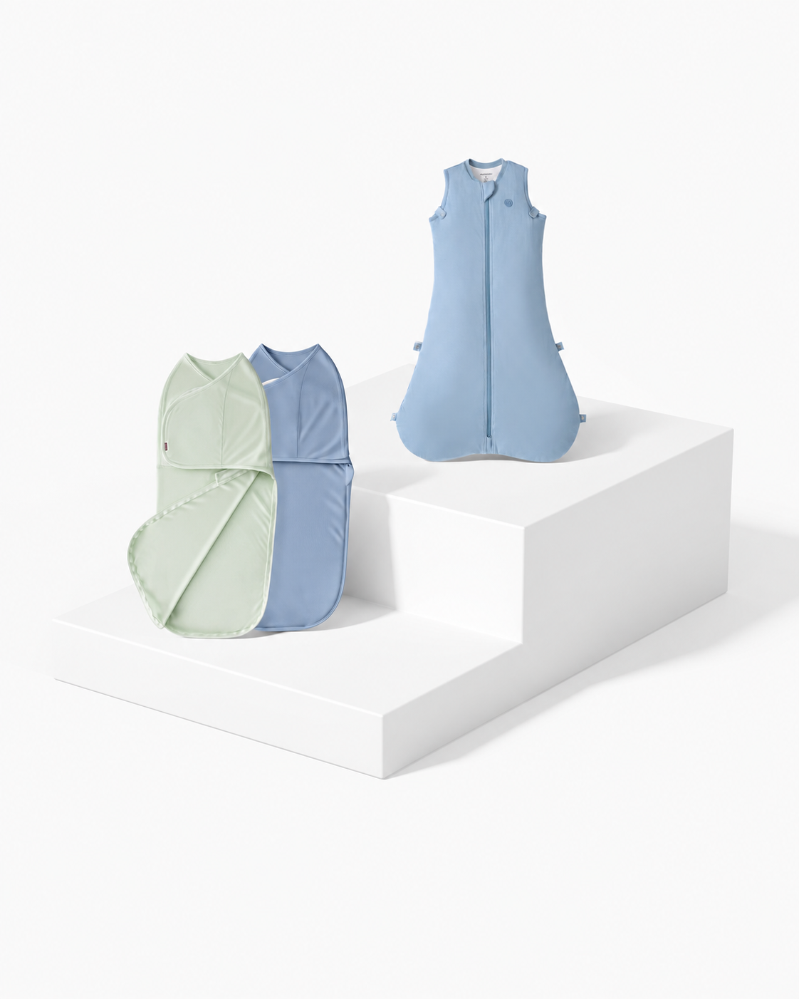 Gigoteuse 1,5 TOG & Emmaillotage facile 0–3 mois – Pack