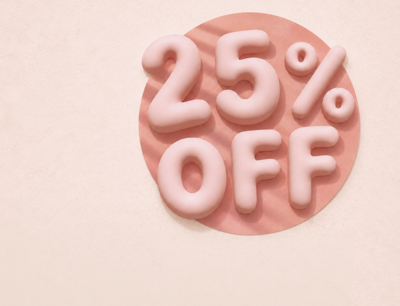 -25 % – Produits à l’unité et packs