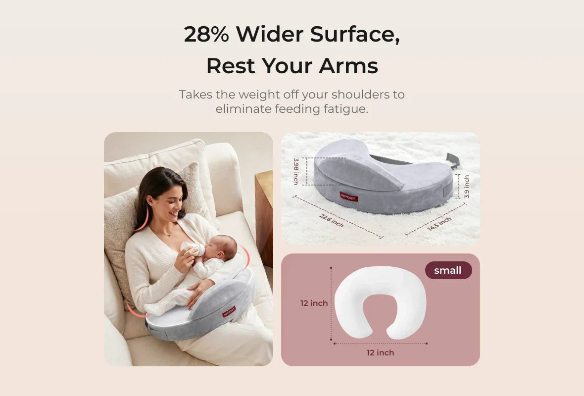 Momcozy MaxSupport Nursing Pillow