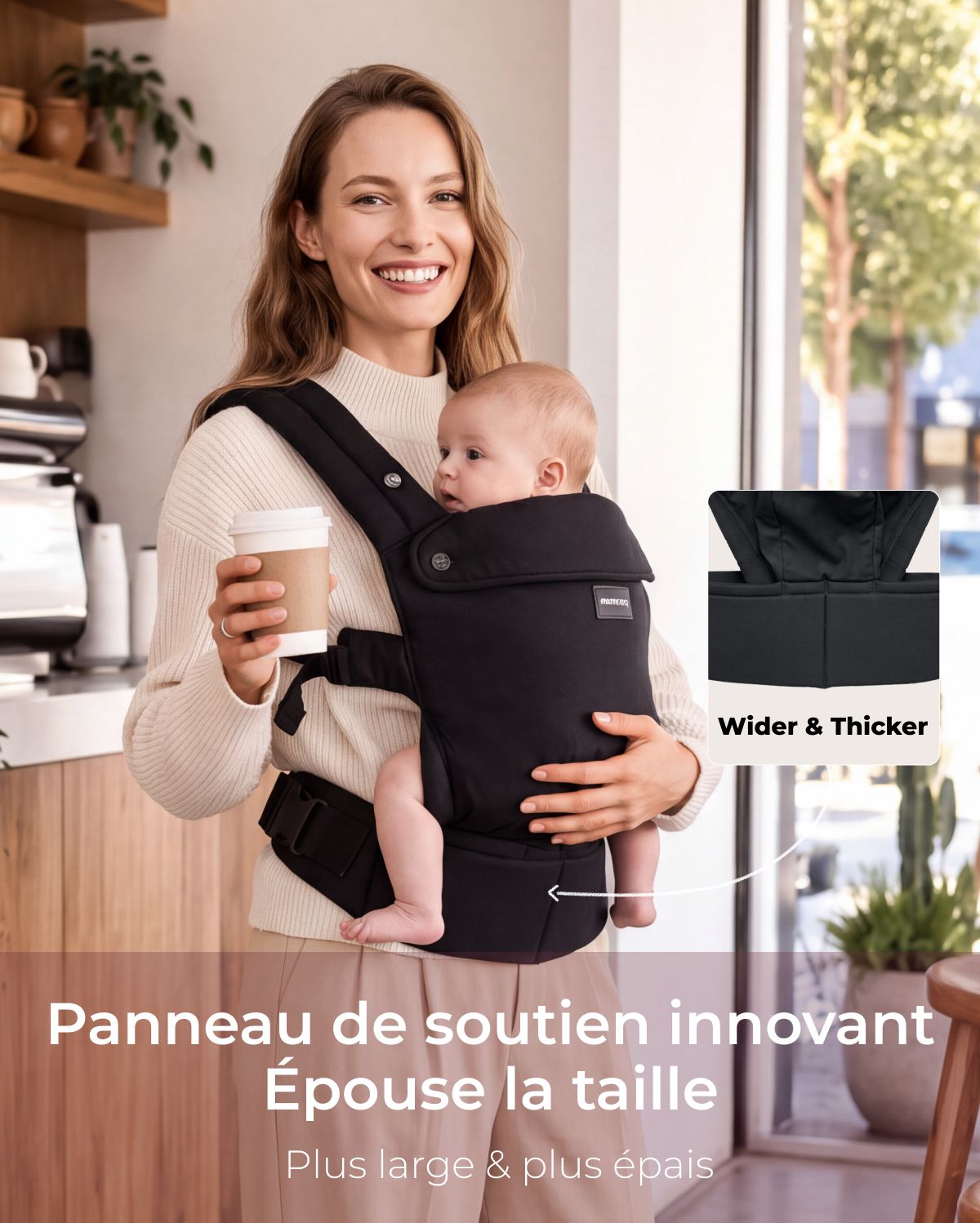 PureHug Baby Carrier - Ergonomic Cozy & Lightweight