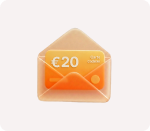 Cartes cadeaux de 20 €