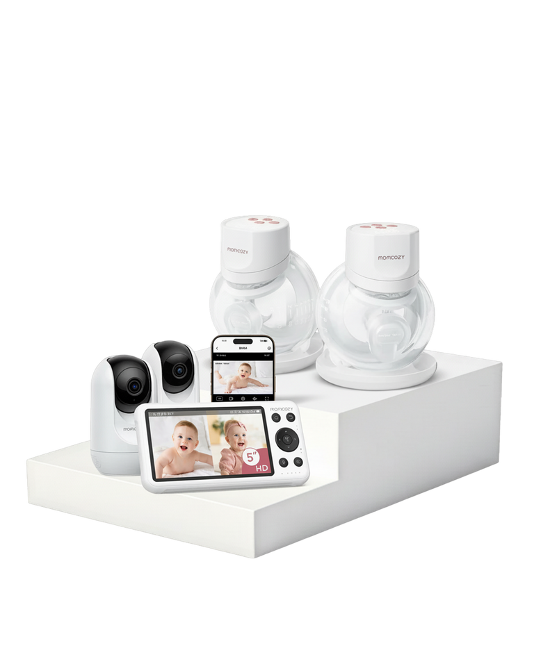 Translation missing: en.Peace of Mind Bundle: S12 Pro Quick Breast Pump + BM04 Baby Monitor(2-Cam)