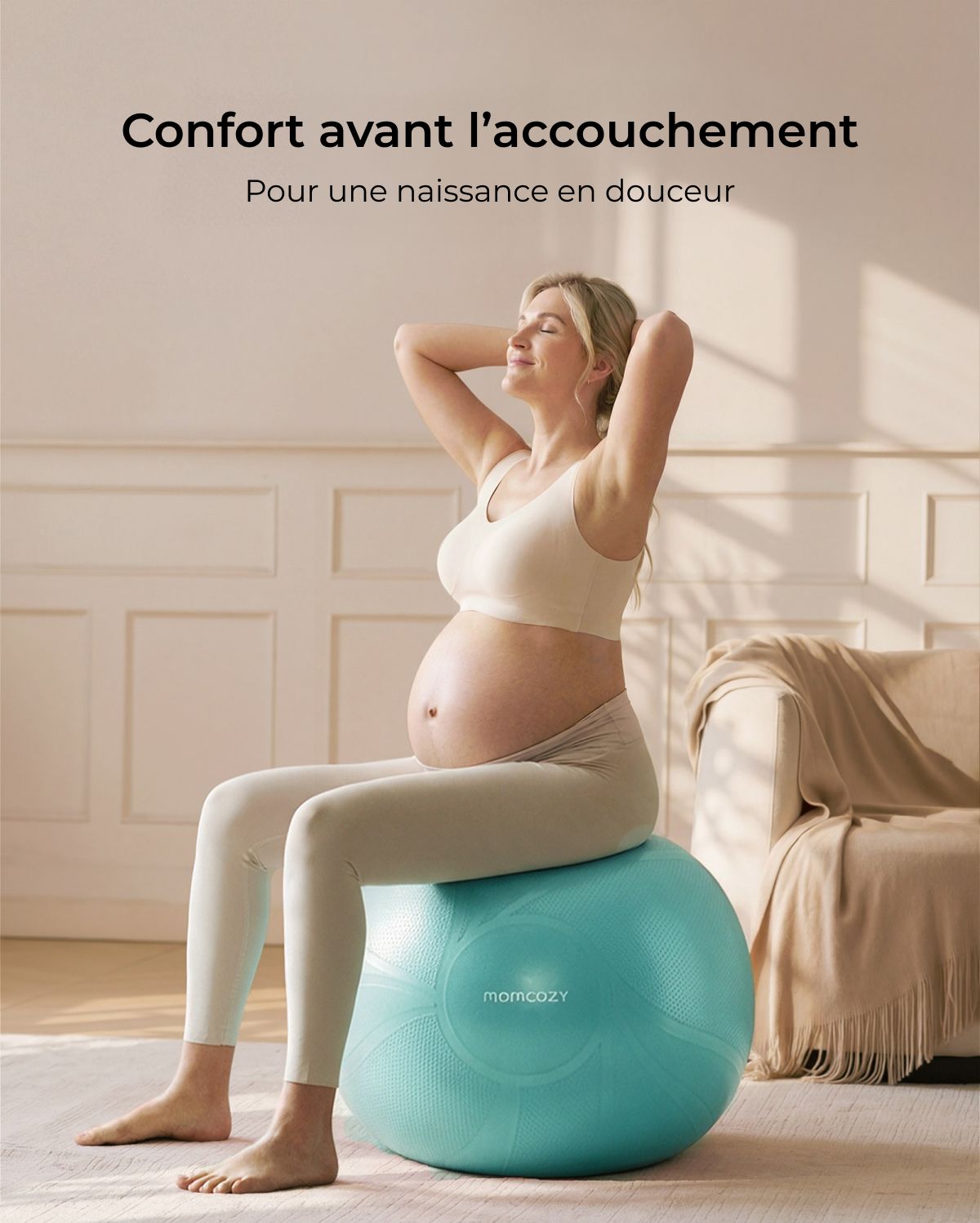 BirthEase Pregnancy Ball  Set— Birthing Ball
