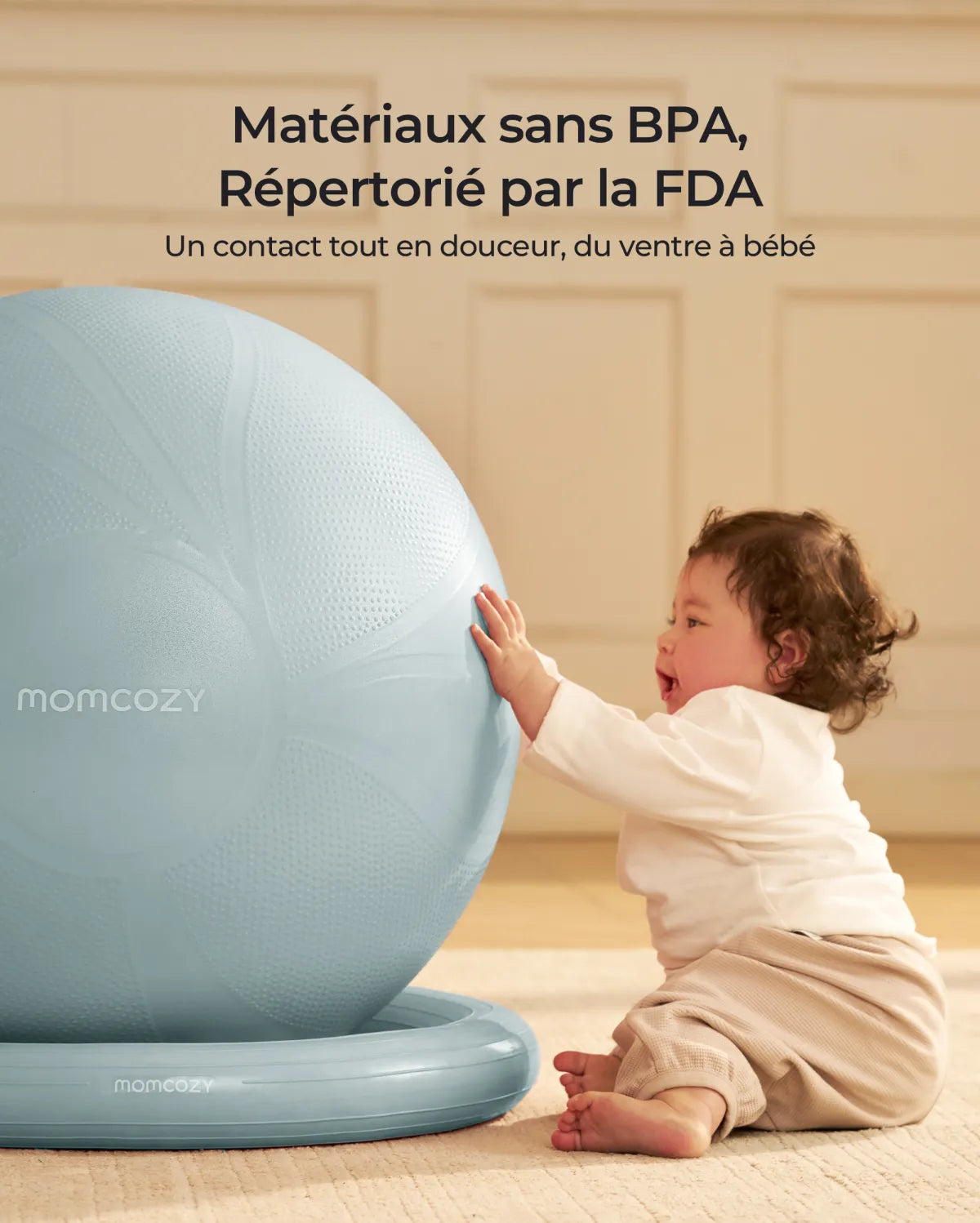 Momcozy BirthEase – Ballon de grossesse pour exercices prénatals