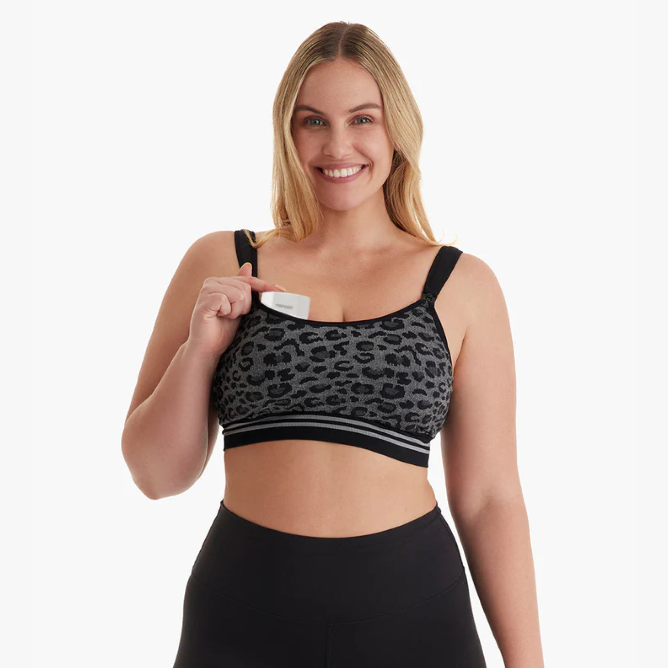 DEX - 4-in-1 Hands Free Seamless Stretch Fabric Pumping Bra-HF022