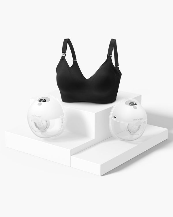 Pack soutien-gorge M5 Smart : tire-lait double M5 Smart et soutien-gorge d’allaitement (YN21)