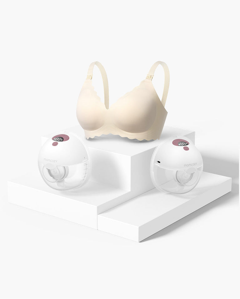 Pack soutien-gorge M5 Smart : tire-lait double M5 Smart et soutien-gorge Jelly Strip (YN46)