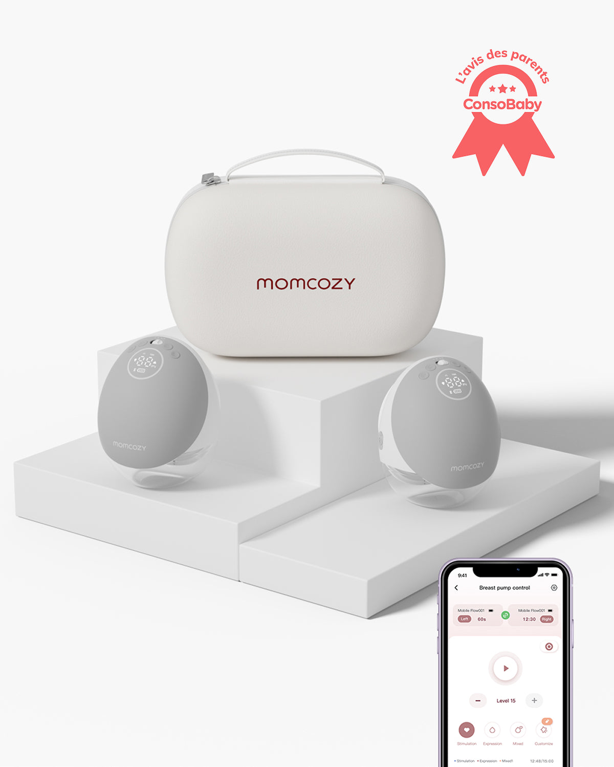 Momcozy Mobile Flow™ Hands-Free Breast Pump | M9