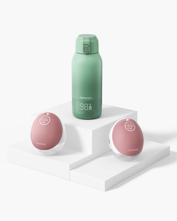 Lot M9 Warmer : Tire-lait Mobile Flow™ et chauffe-lait portable