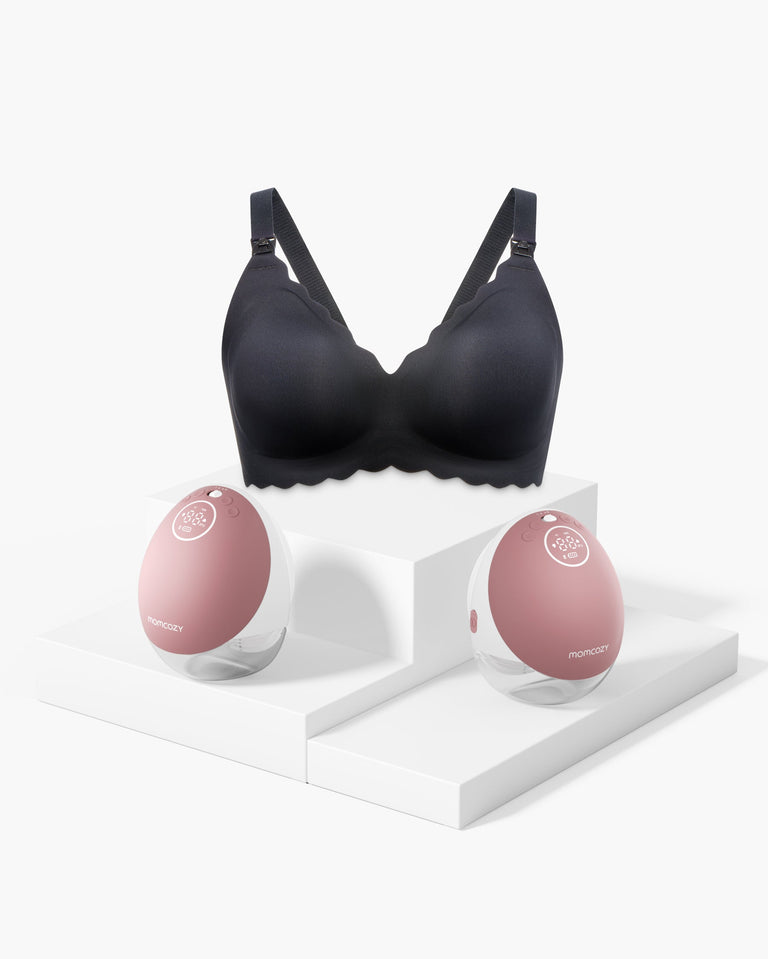 Pack Soutien-gorge M9 : Tire-lait mains libres M9 et Soutien-gorge d’allaitement CoolFit — Ultra extensible