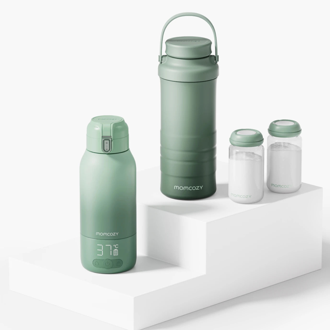 On-the-Go Bundle: Portable Baby Bottle Warmer + 22oz Baby Bottle Cooler