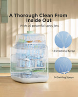 Cleaning Bundle: KleanPal Pro Baby Bottle Washer & 30 Descaling Tablets
