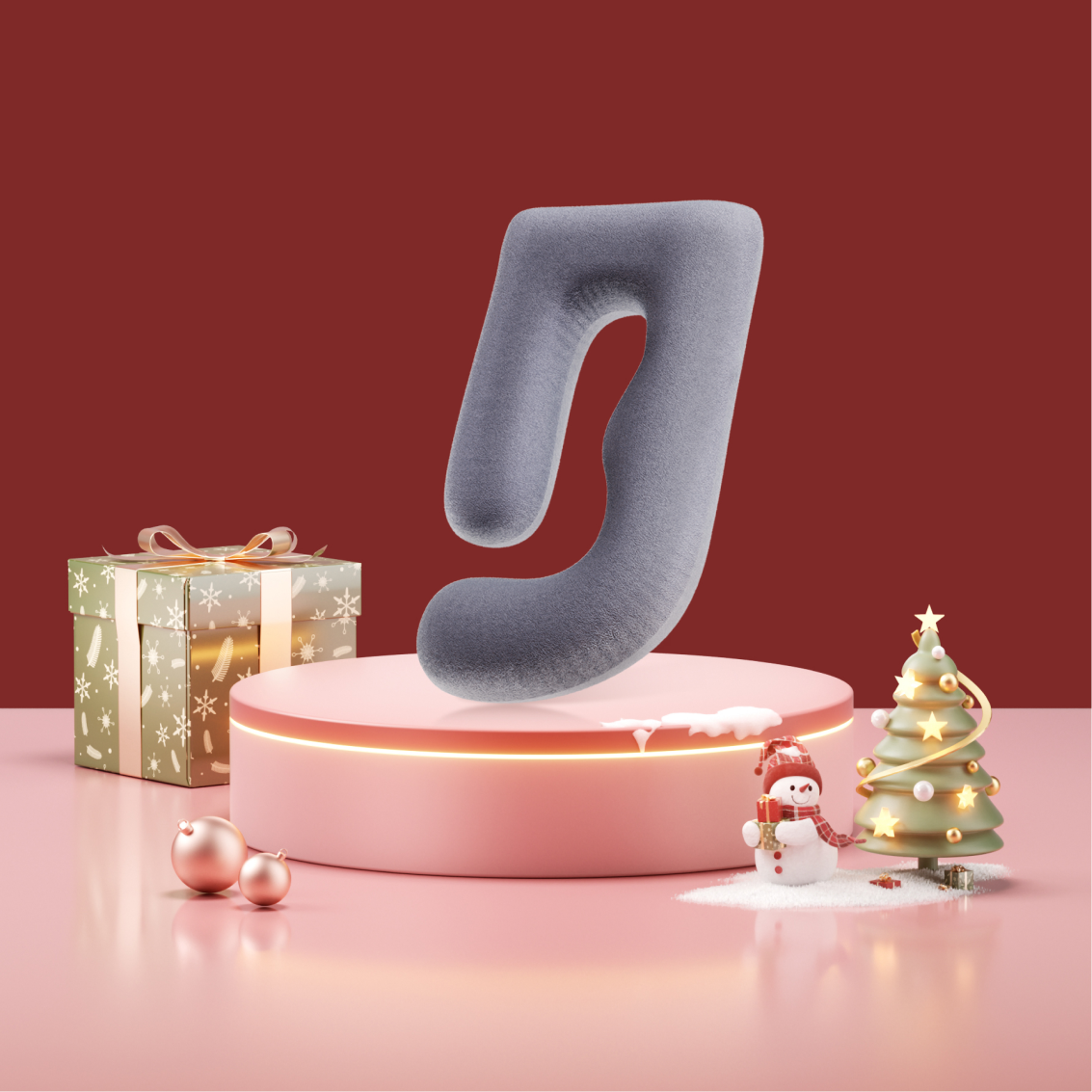 Huggable - Coussin de maternité en forme de U