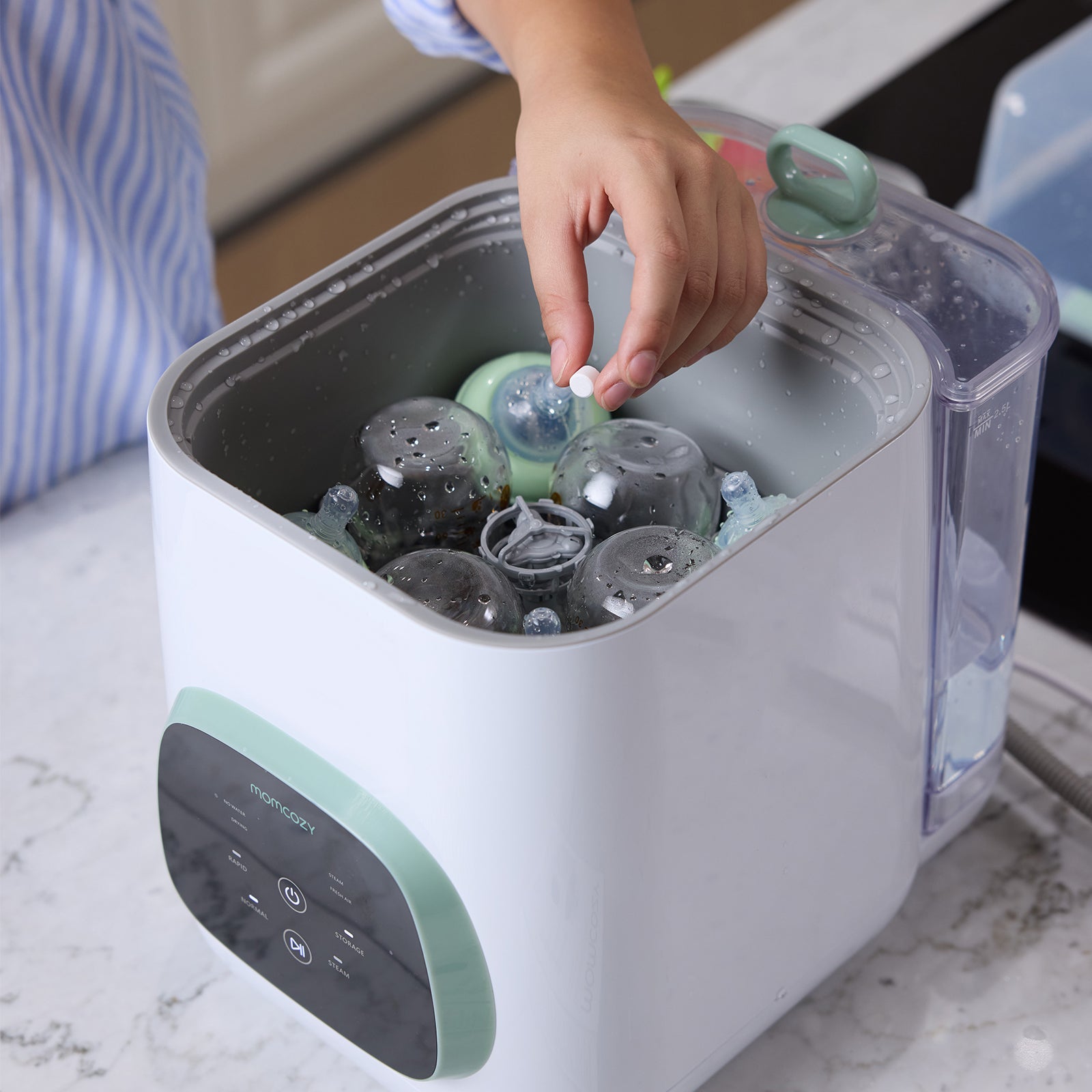 Lave biberons Automatique Momcozy KleanPal Pro 3 en 1 lave-biberons-automatique-momcozy-kleanpal-pro-3-en-1