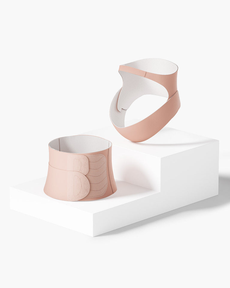 Pack Récupération Post-Partum : Ceinture de maintien Ergonest et ceinture abdominale post-partum Petite