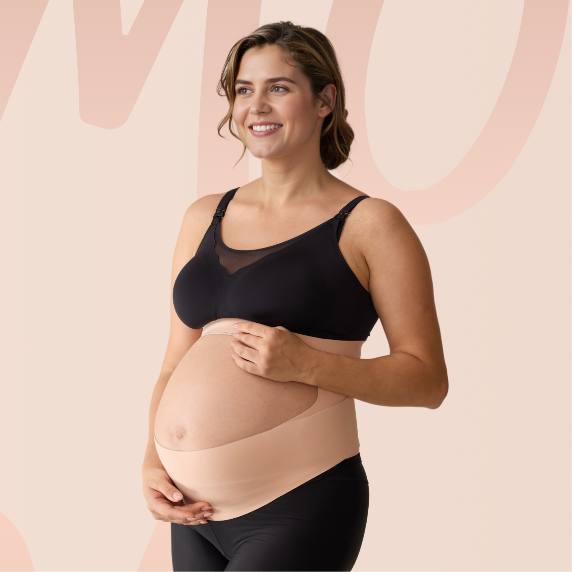Ceinture de grossesse ergonomique pour soutien du ventre et du dos Momcozy