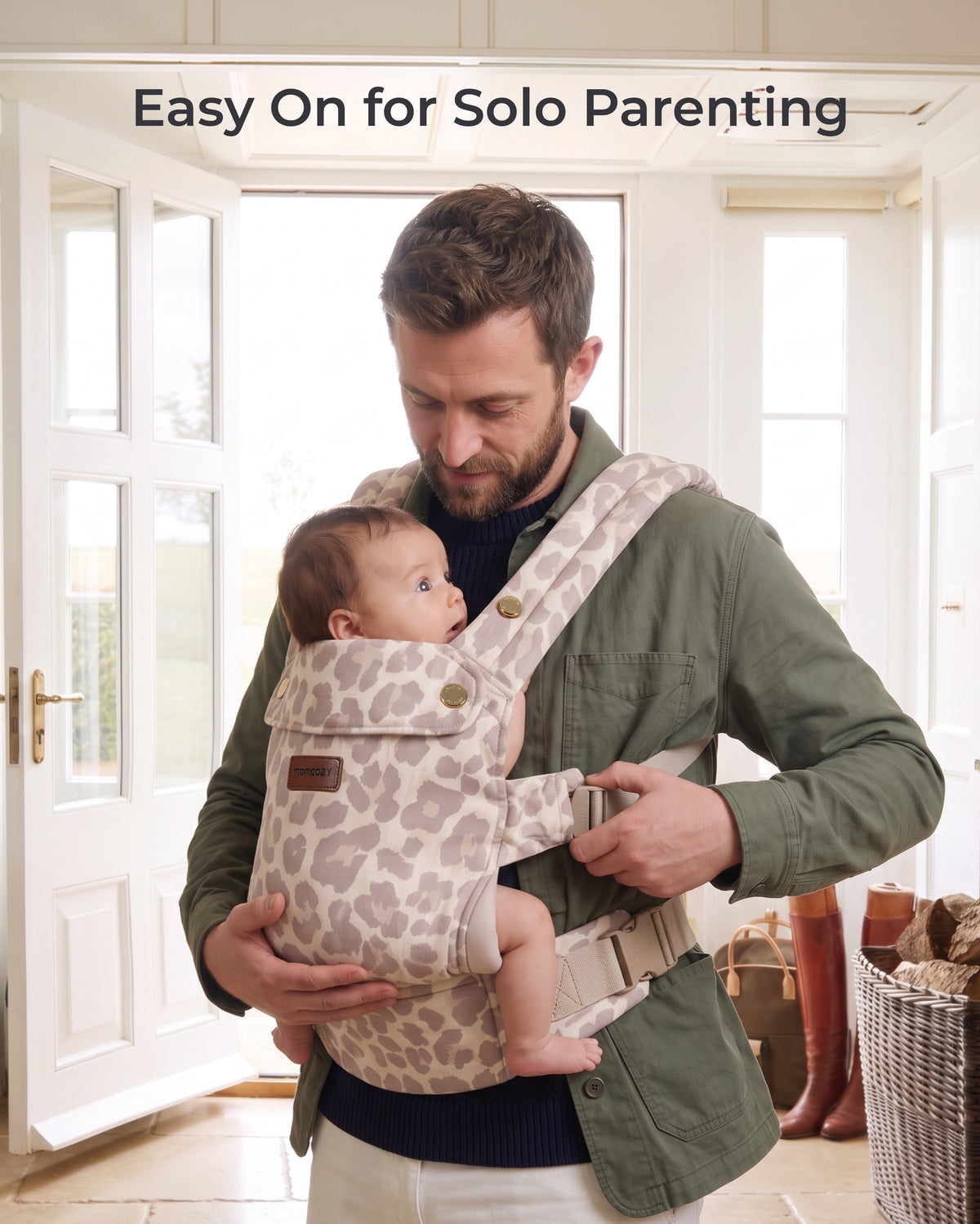 Porte-bébé Momcozy PureHug - Ergonomique, confortable & léger