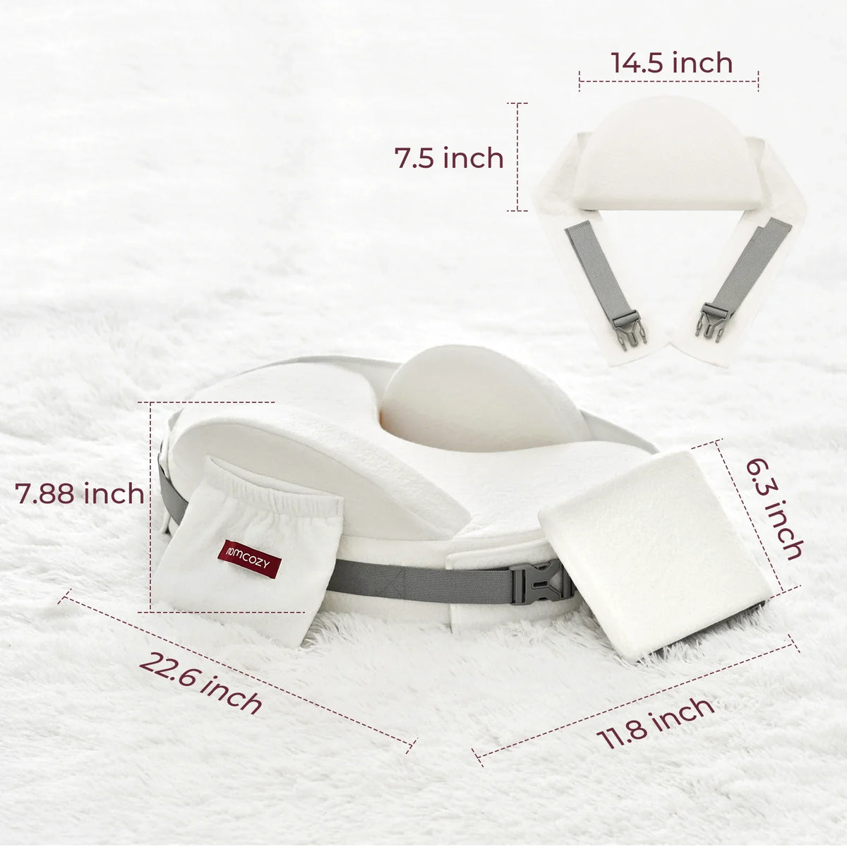 Momcozy MaxSupport Nursing Pillow