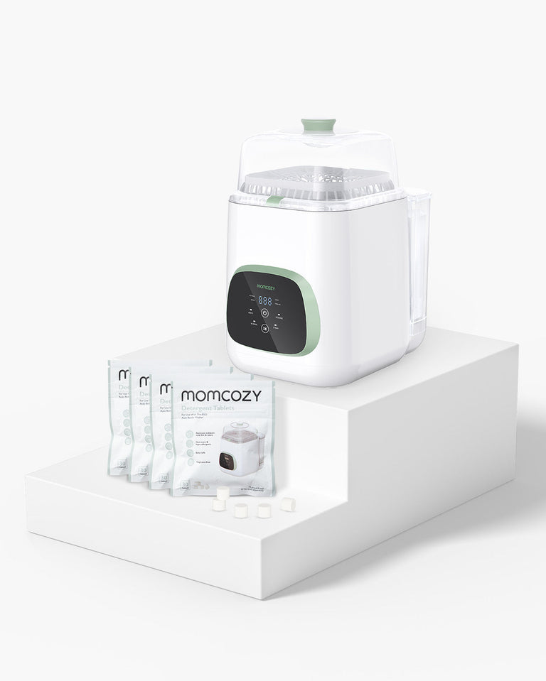 Pack nettoyage gain de temps : KleanPal Pro Lave-biberon + 120 comprimés nettoyants