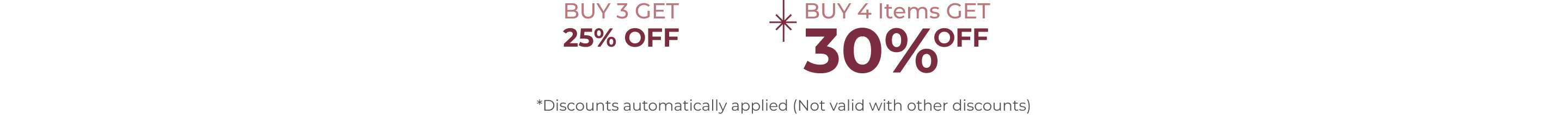 Tiered discount