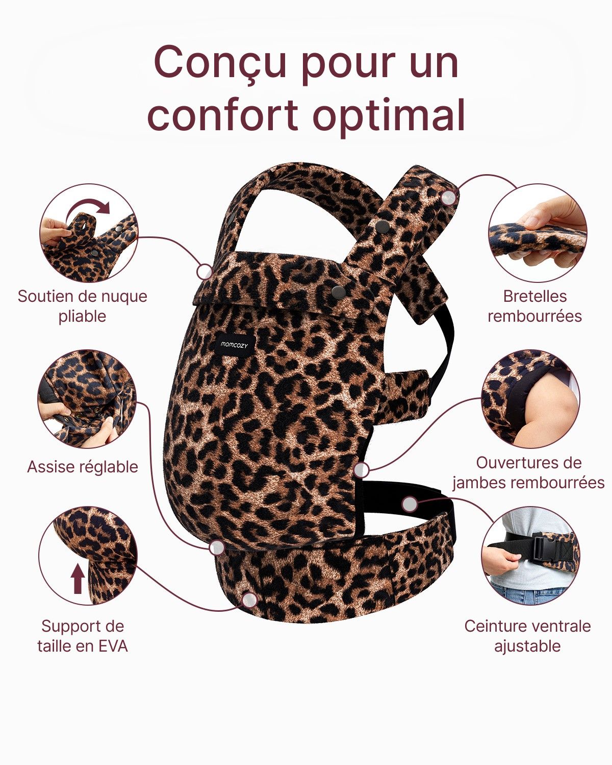 PureHug Baby Carrier - Ergonomic Cozy & Lightweight