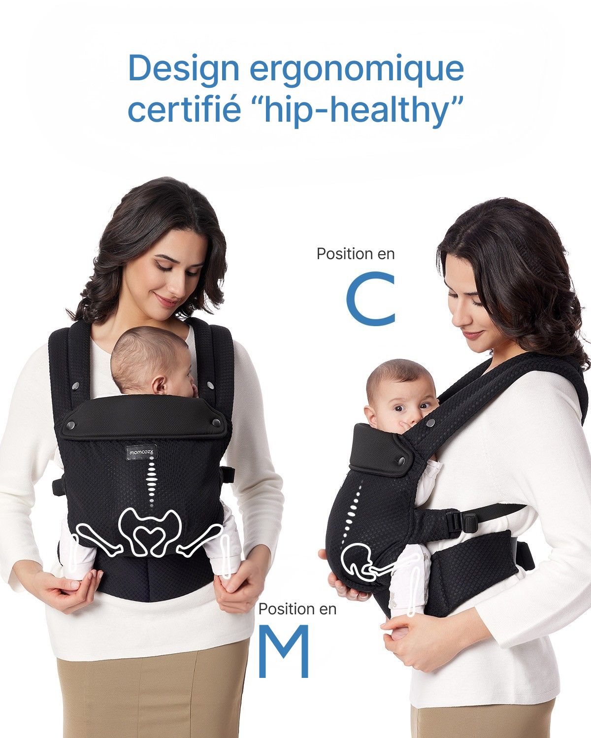 PureHug Baby Carrier - Ergonomic Cozy & Lightweight