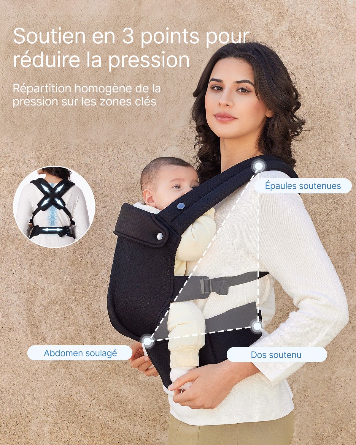 PureHug Baby Carrier - Ergonomic Cozy & Lightweight