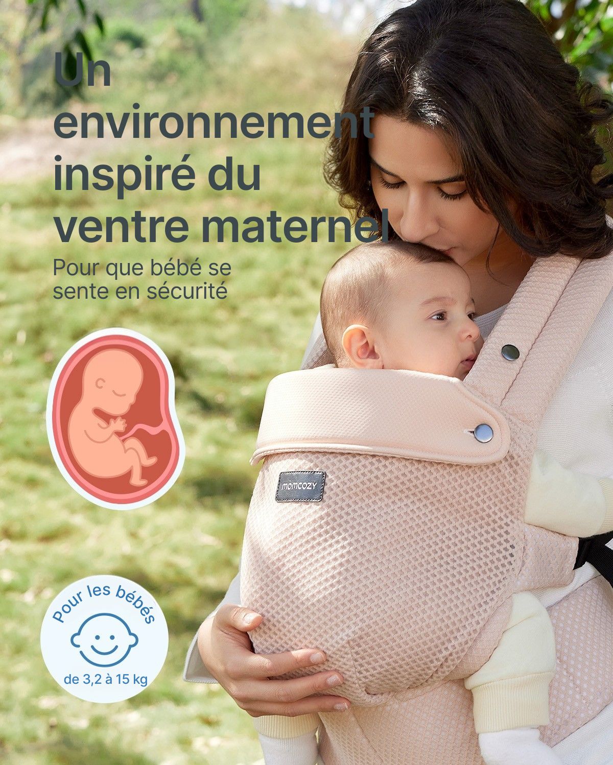 PureHug Baby Carrier - Ergonomic Cozy & Lightweight