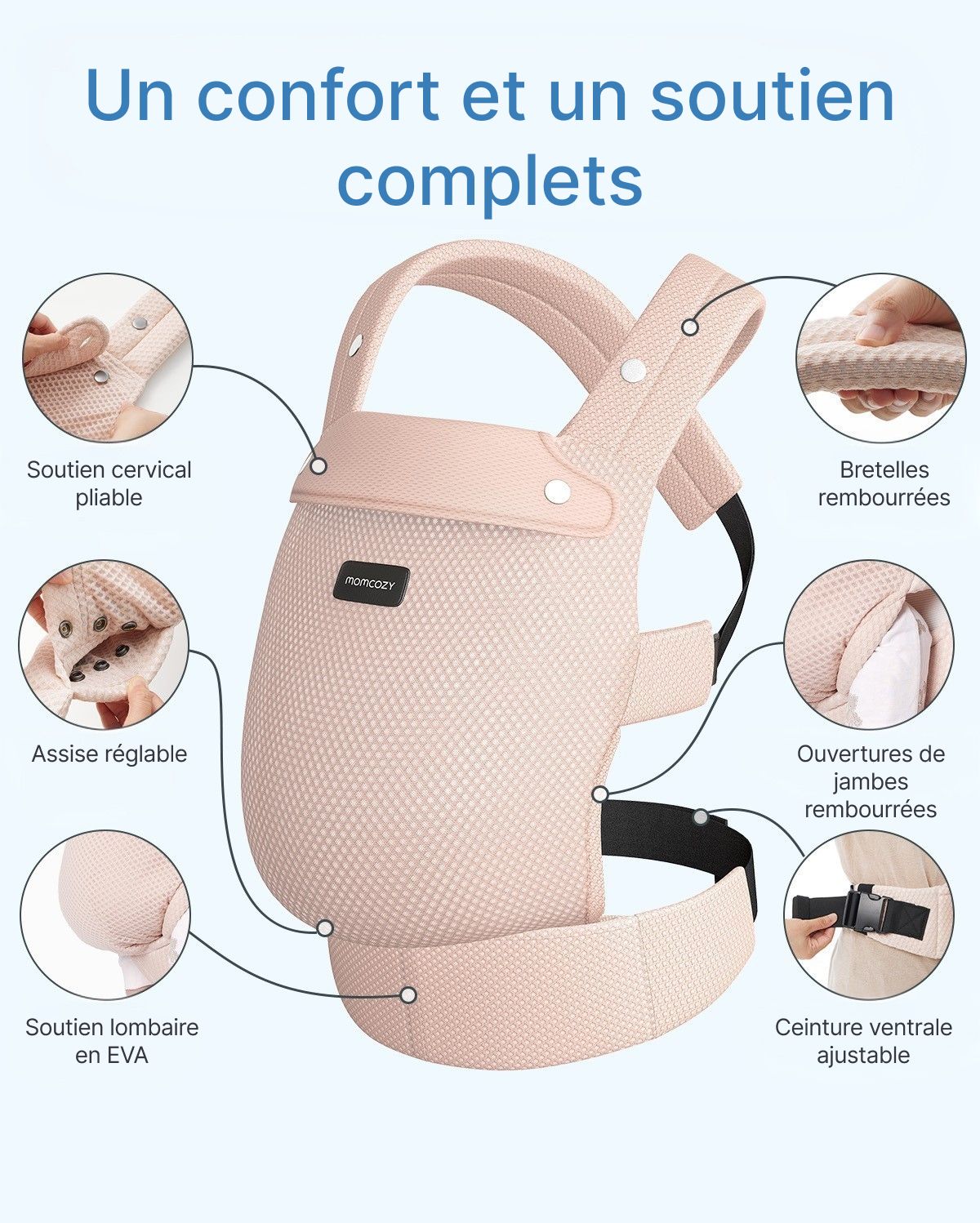 PureHug Baby Carrier - Ergonomic Cozy & Lightweight
