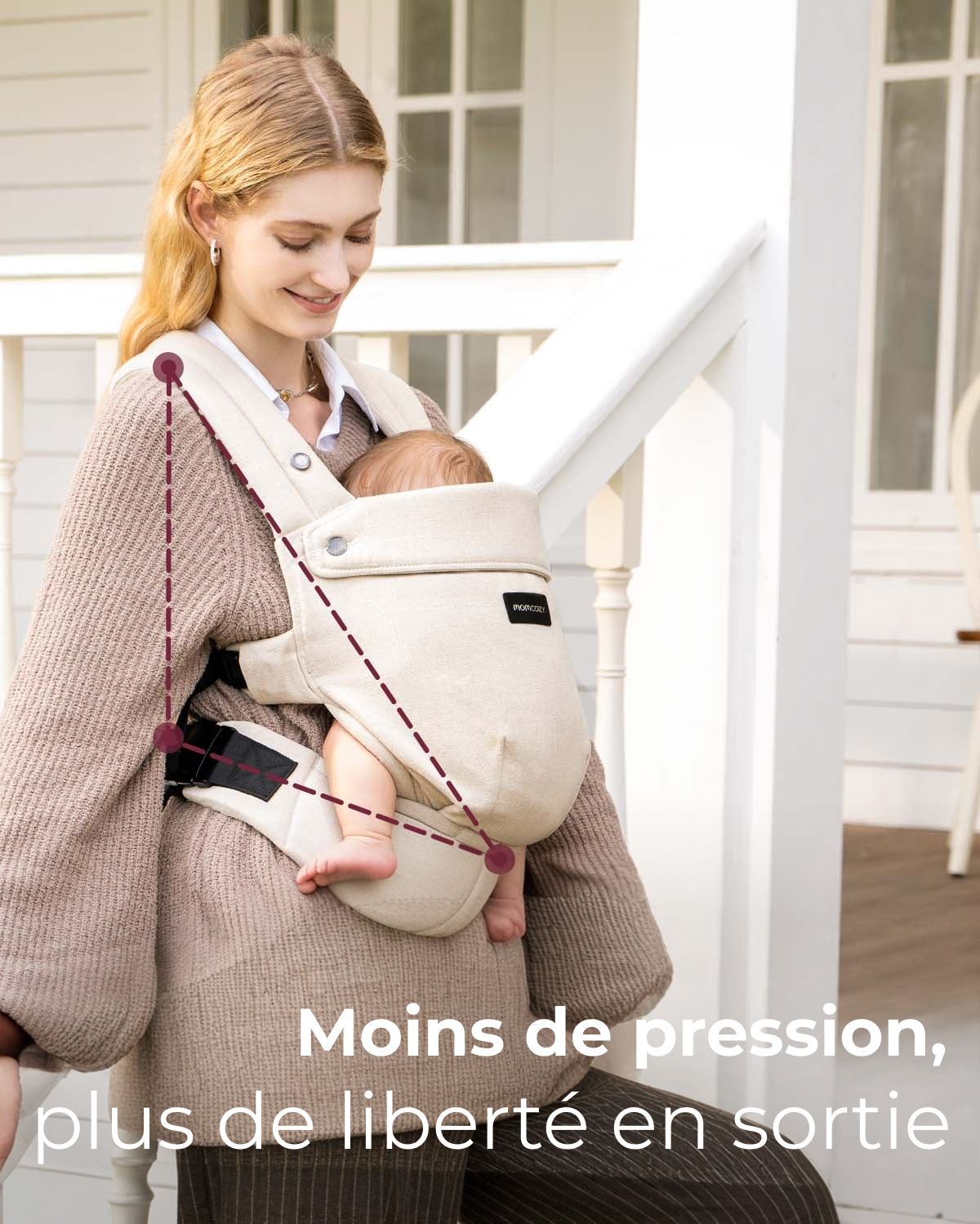 PureHug Baby Carrier - Ergonomic Cozy & Lightweight