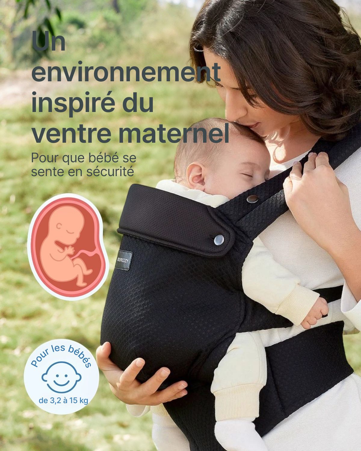 PureHug Baby Carrier - Ergonomic Cozy & Lightweight