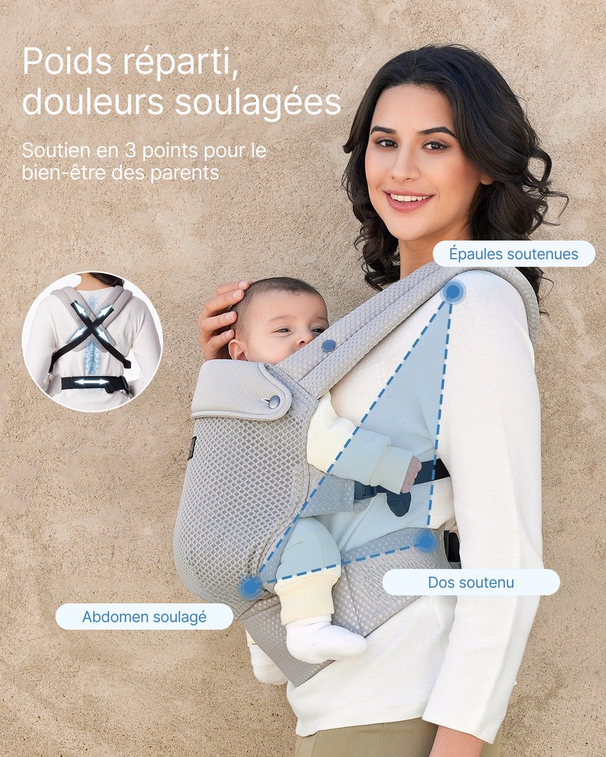 PureHug Baby Carrier - Ergonomic Cozy & Lightweight