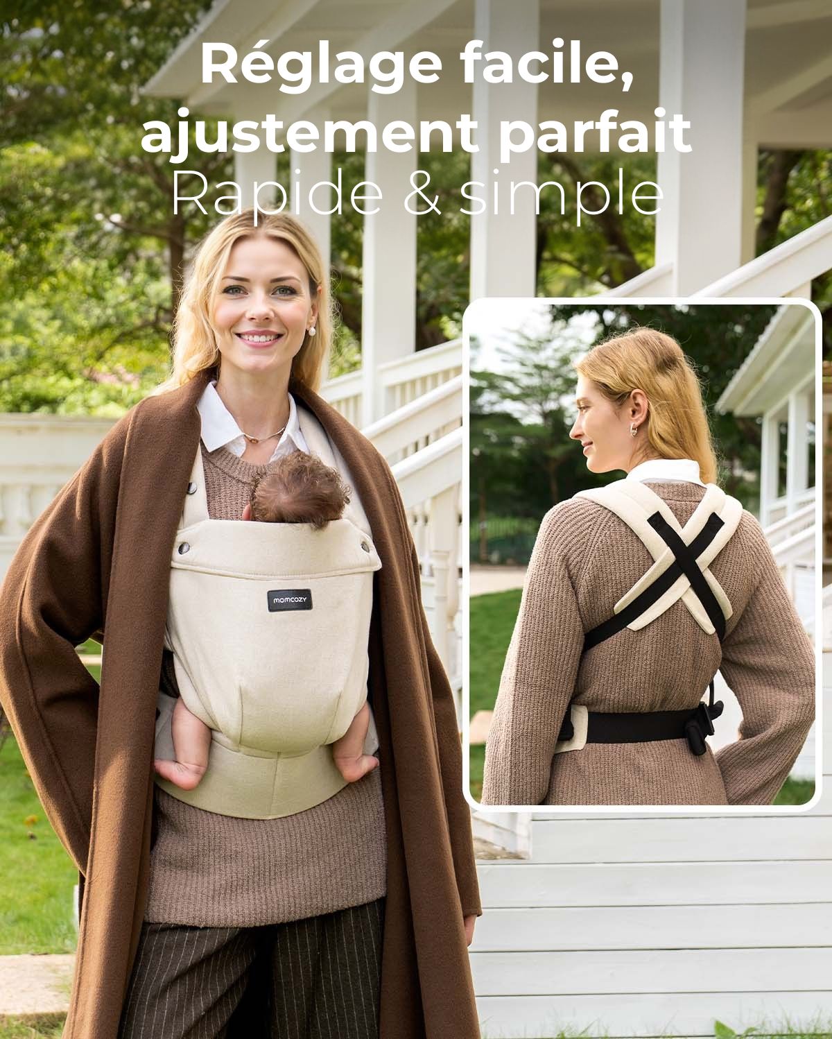 PureHug Baby Carrier - Ergonomic Cozy & Lightweight