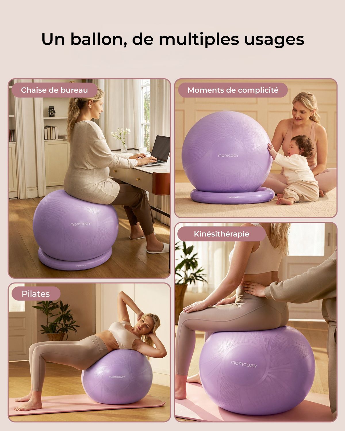 BirthEase Pregnancy Ball  Set— Birthing Ball