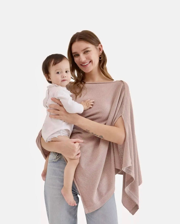 Couverture d'allaitement Momcozy - Poncho d'intimité doux, respirant et à usages multiples