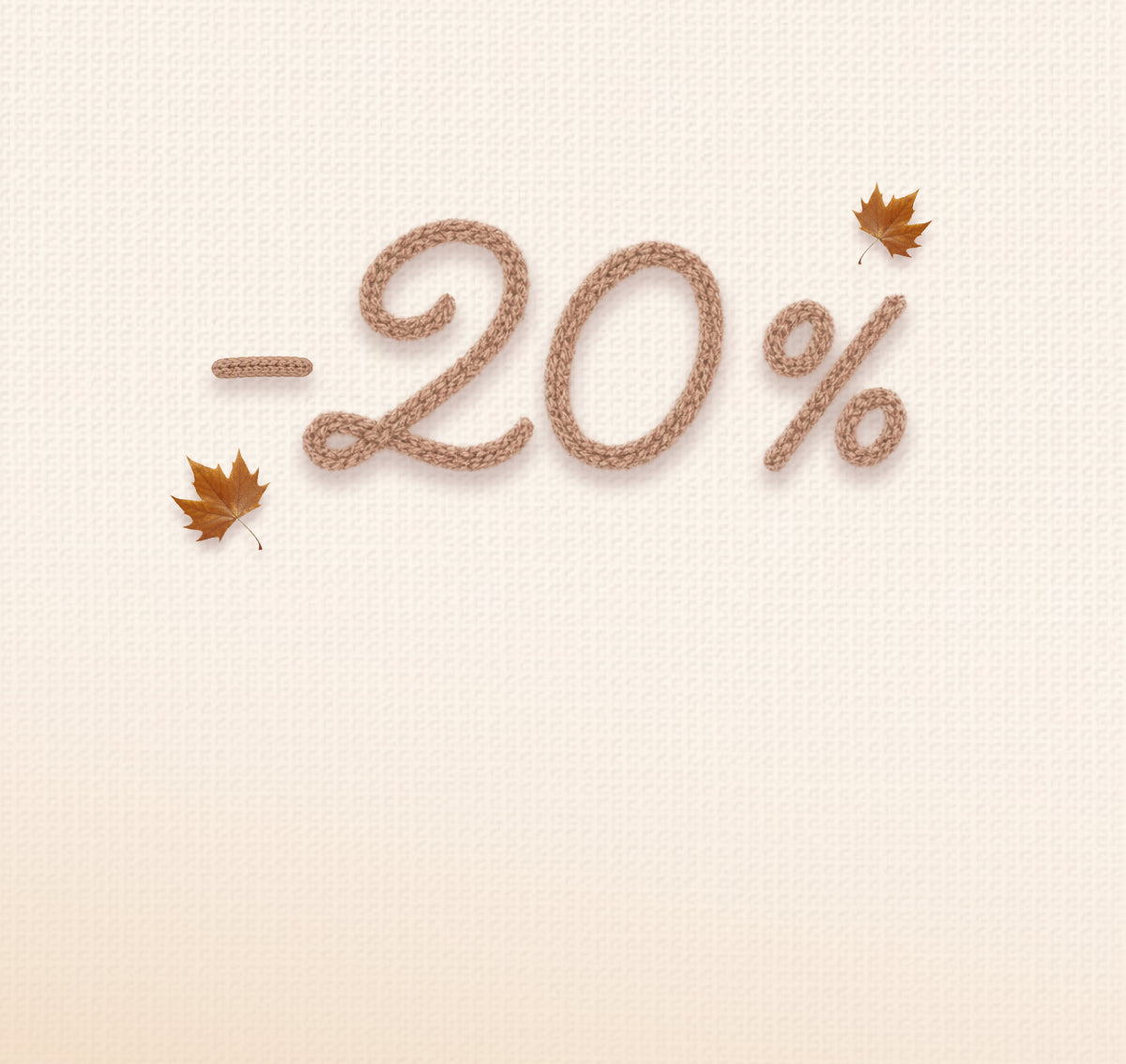 -20 % sur 
tout le site